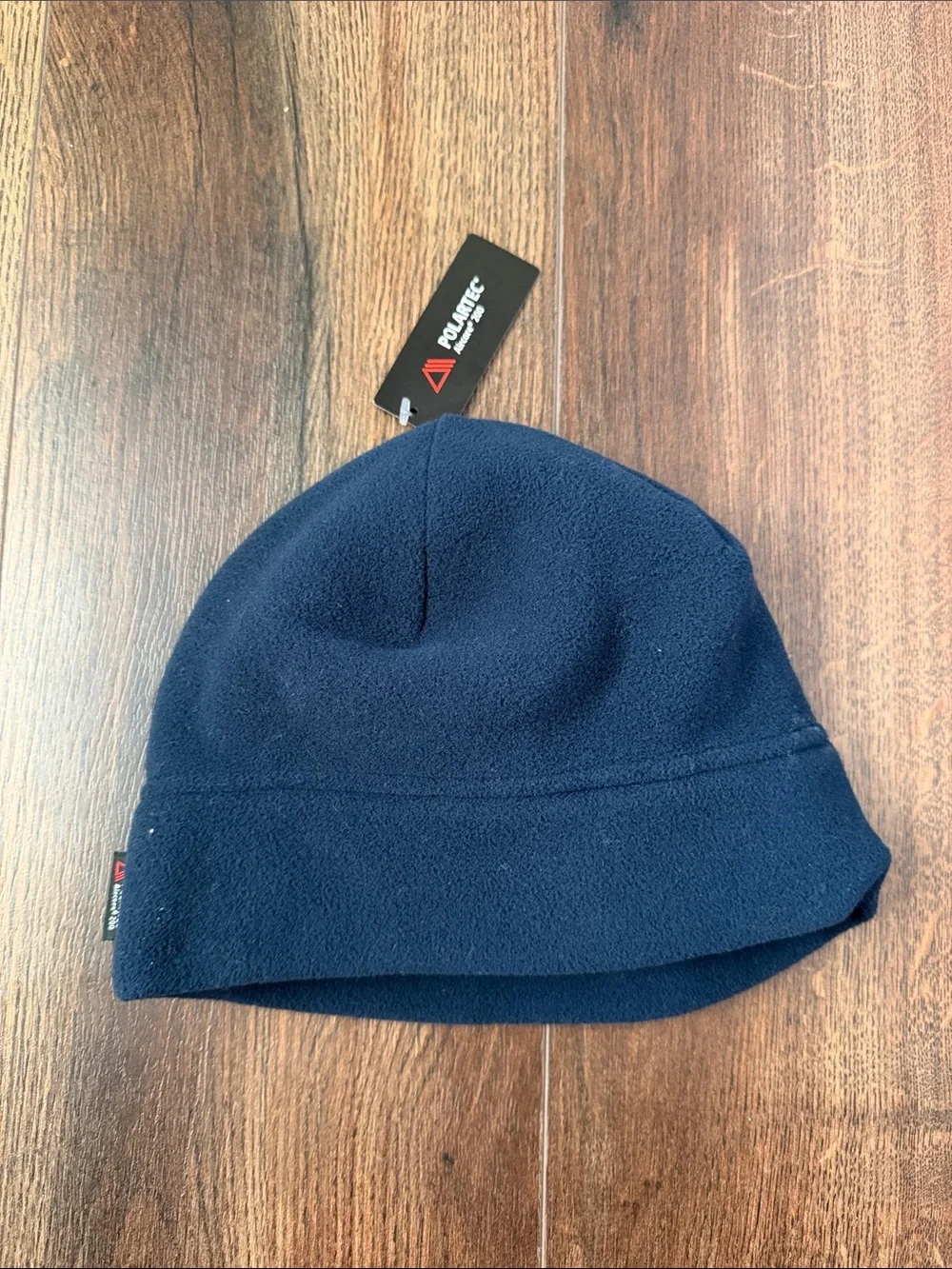 Lands' End Kids Navy Fleece Beanie